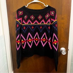 Brightly Patterned Sweater